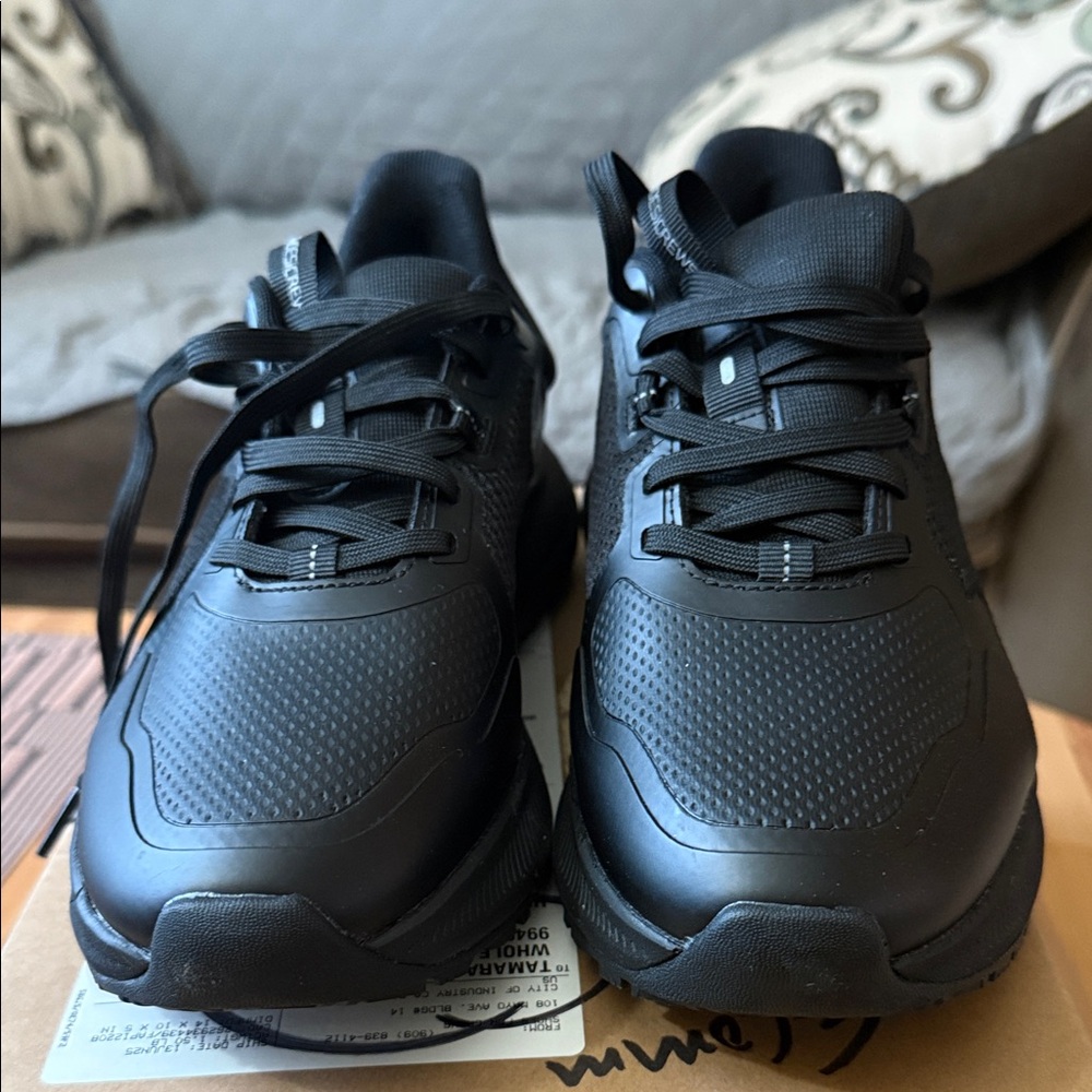 Shoes For Crews Black Lace Up Boots